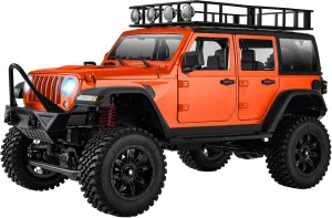 1/12 RC Crawler RTR, MN-128 Off-Road Truck, 4x4 RC Rock Crawler with 2.4G Remote Control RC Jeep Car Model for Adults Hobby Gifts (Orange)
