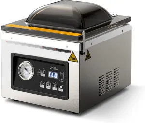 12 inch Chamber Vacuum Sealer with Dry Pump | Heavy Duty, Ideal for Wet Food, Liquids, Powders and Sous Vide, work well with bags from Vacmaster and Avid Armor, Industrial Grade, Vesta Precision DP12