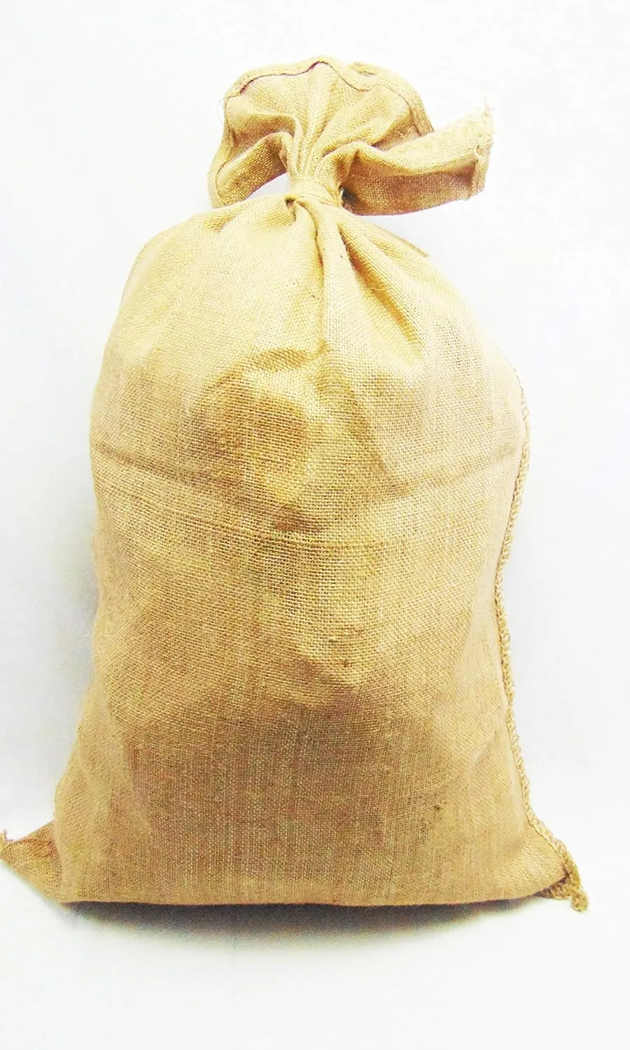 12 Pack Premium Large Burlap sack Bags | 24 x 40 inch New Coffee Bag | Potato Bag | Sack Race | Seed Preserve Sack | Natural Jute gunny-sacks made by 10 Ounce Burlap Fabric tight weaved
