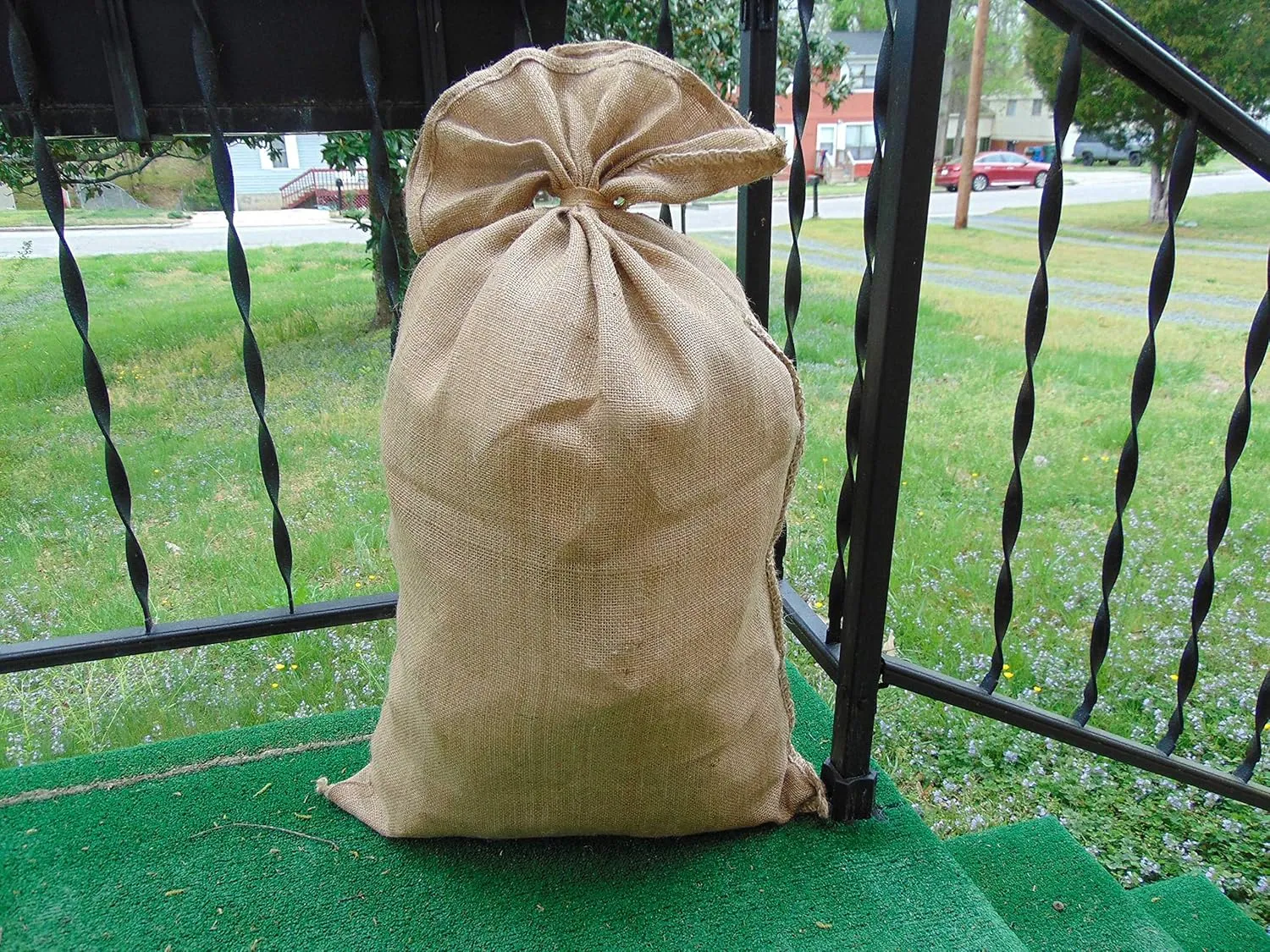 12 Pack Premium Large Burlap sack Bags | 24 x 40 inch New Coffee Bag | Potato Bag | Sack Race | Seed Preserve Sack | Natural Jute gunny-sacks made by 10 Ounce Burlap Fabric tight weaved