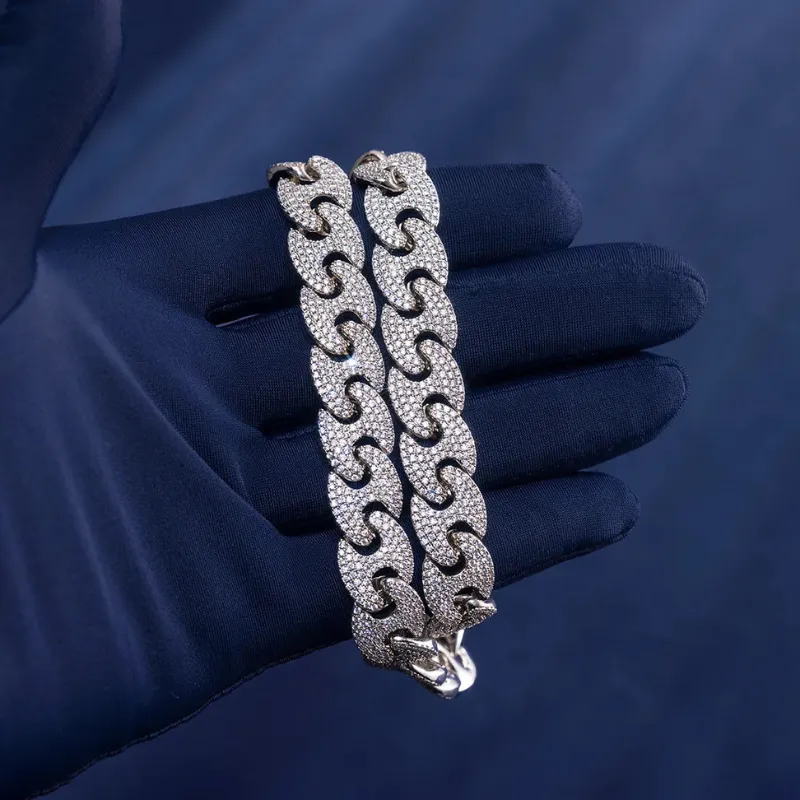 12MM Moissanite G-Link Cuban Chain