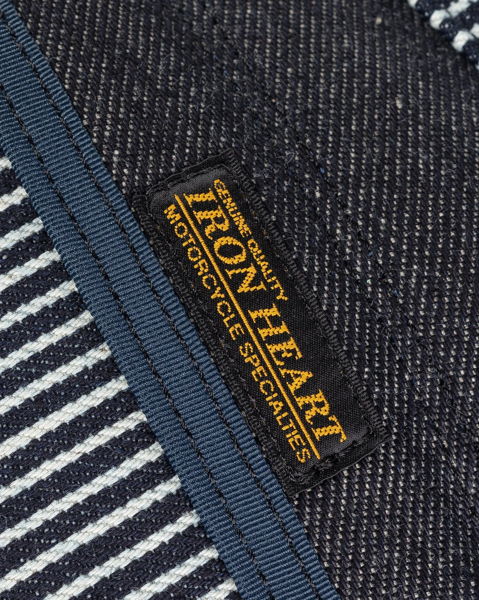 12oz Hickory Stripe Small Shoulder Bag - Indigo