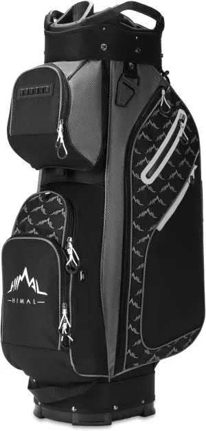 14 Way Golf Cart Bag Featuring Full-Length Divider Top and Multiple Pockets, Golf Bag for Men with Handles and Rain Cover
