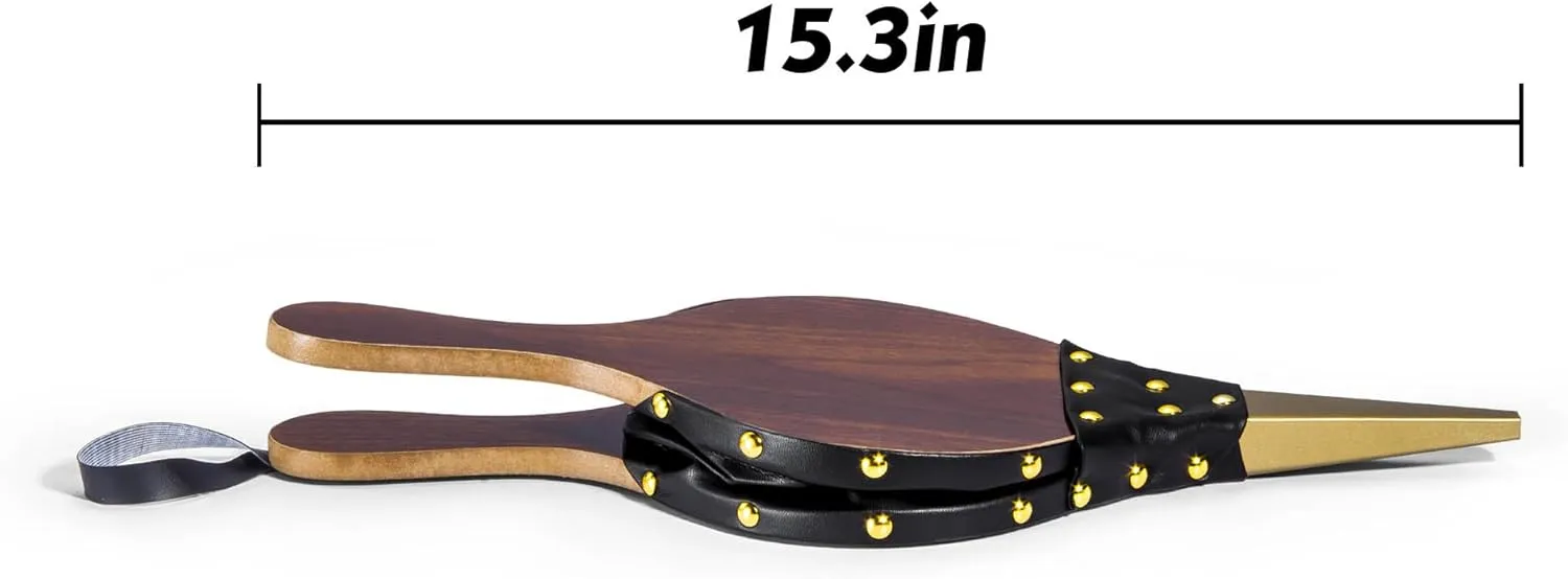 15.5" x 6.5" Fireplace Wood Bellows Fireplace Bellows Outdoors Barbeque Grill Chimney Hand Bellow, Wood Bellows
