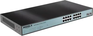 16 Port 2.5G Web Managed Switch,16 x 2.5G Base-T Ports, 2 x 10G SFP , Link Aggregation/QoS/VLAN/IGMP,1U Mounted 2.5Gb Network Switch