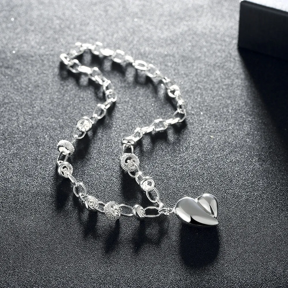 18-INCH Simple Heart Pendant Necklace