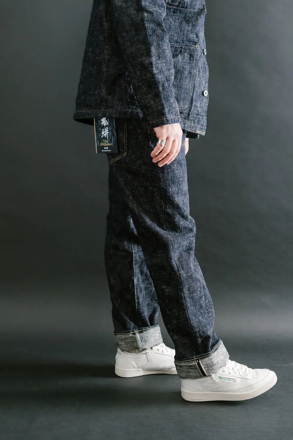 288-KA - 17oz "Kasuri" Slub Selvedge Denim - Classic Straight