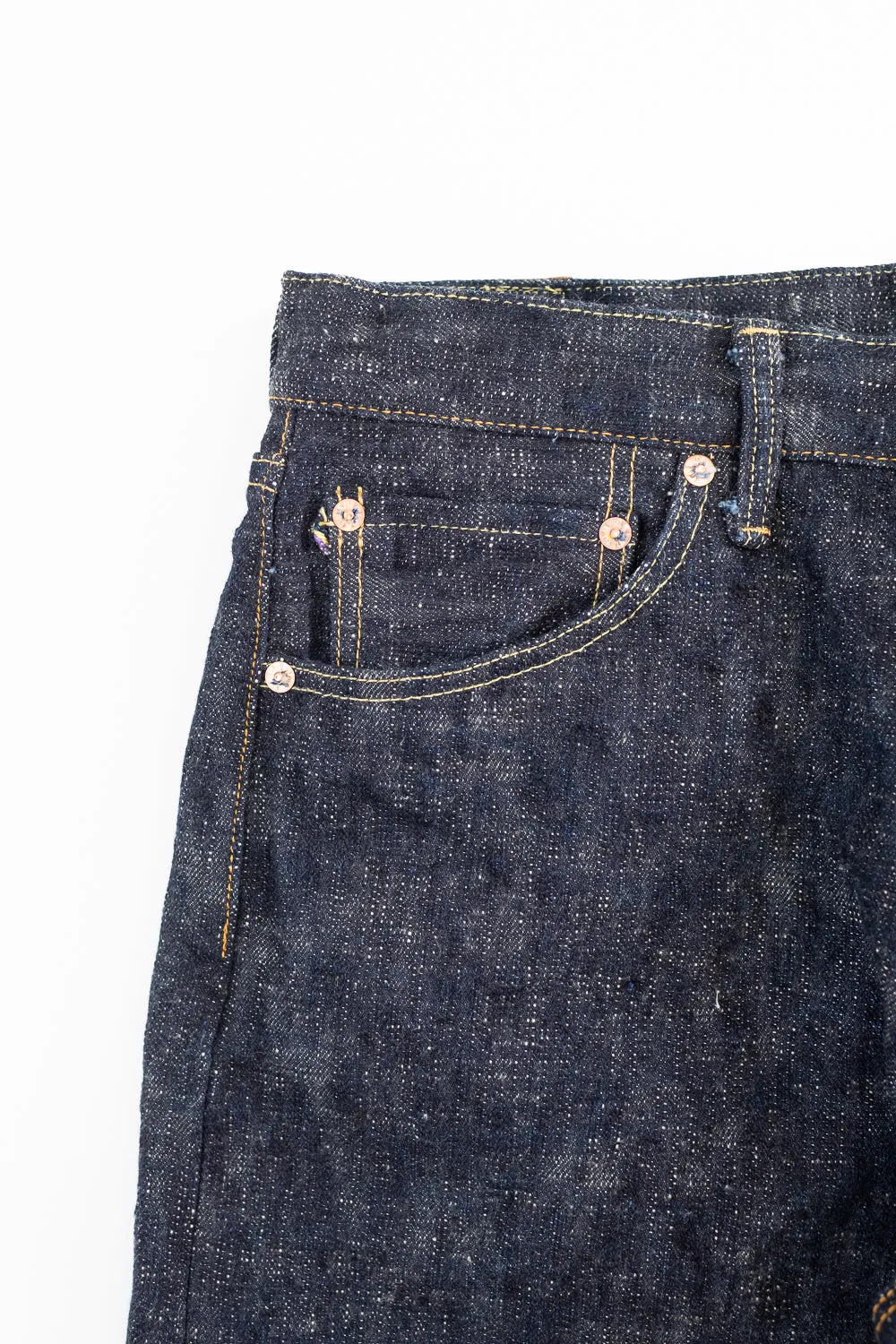 288-KA - 17oz "Kasuri" Slub Selvedge Denim - Classic Straight
