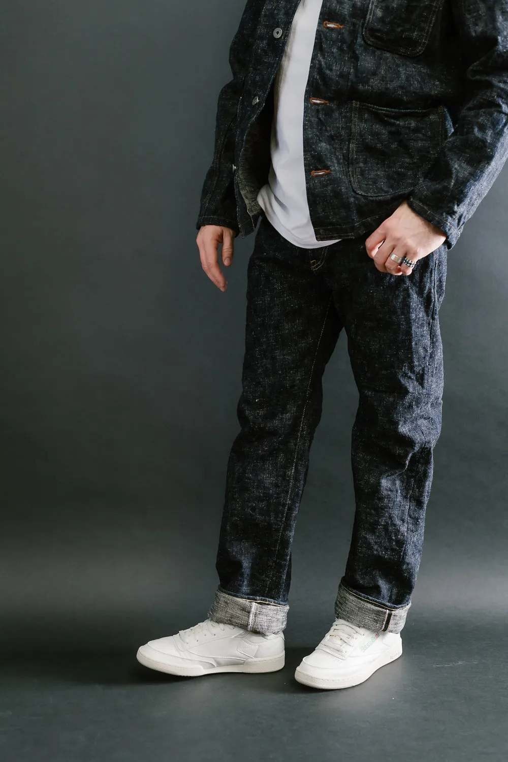 288-KA - 17oz "Kasuri" Slub Selvedge Denim - Classic Straight