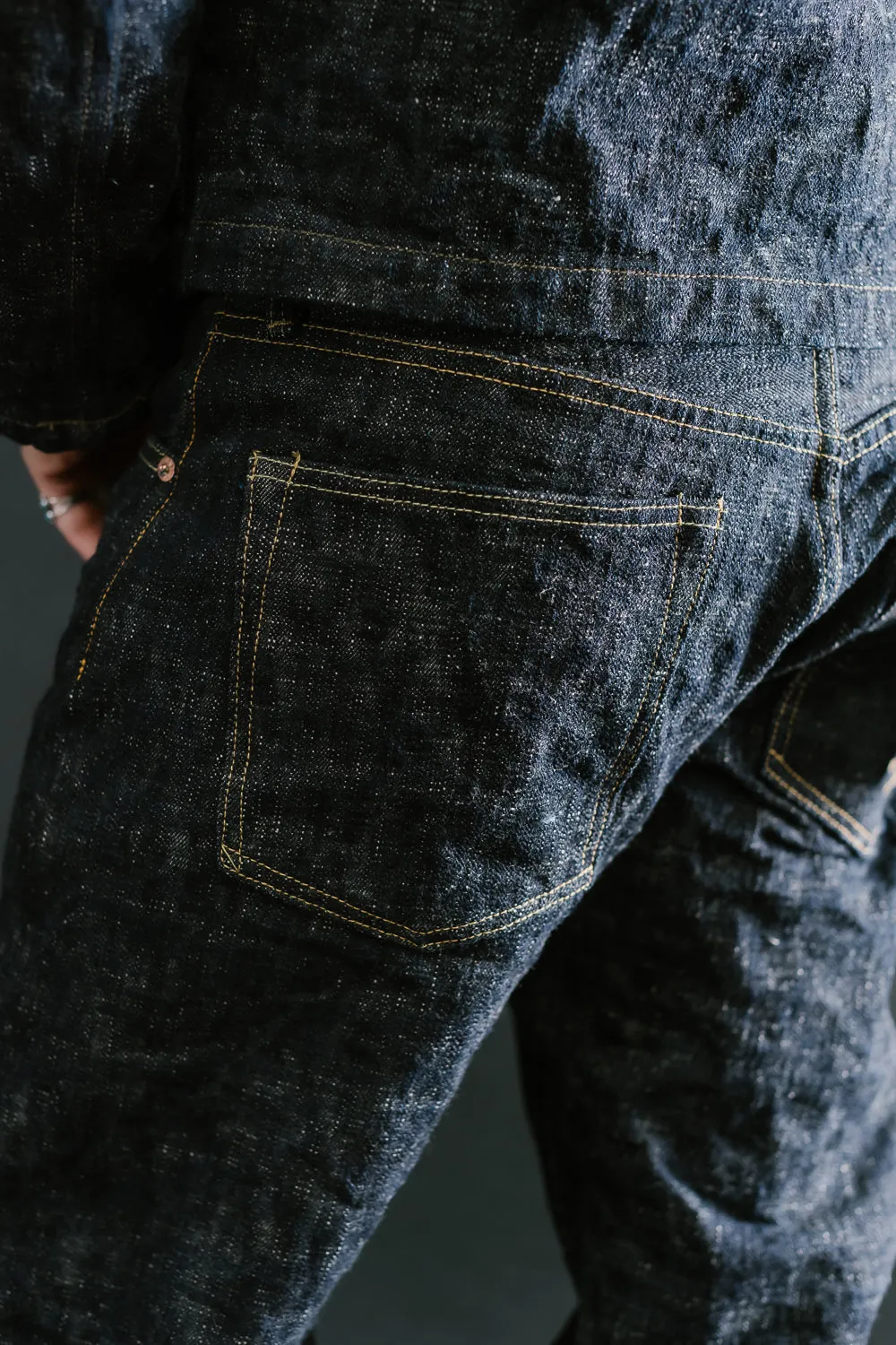 288-KA - 17oz "Kasuri" Slub Selvedge Denim - Classic Straight