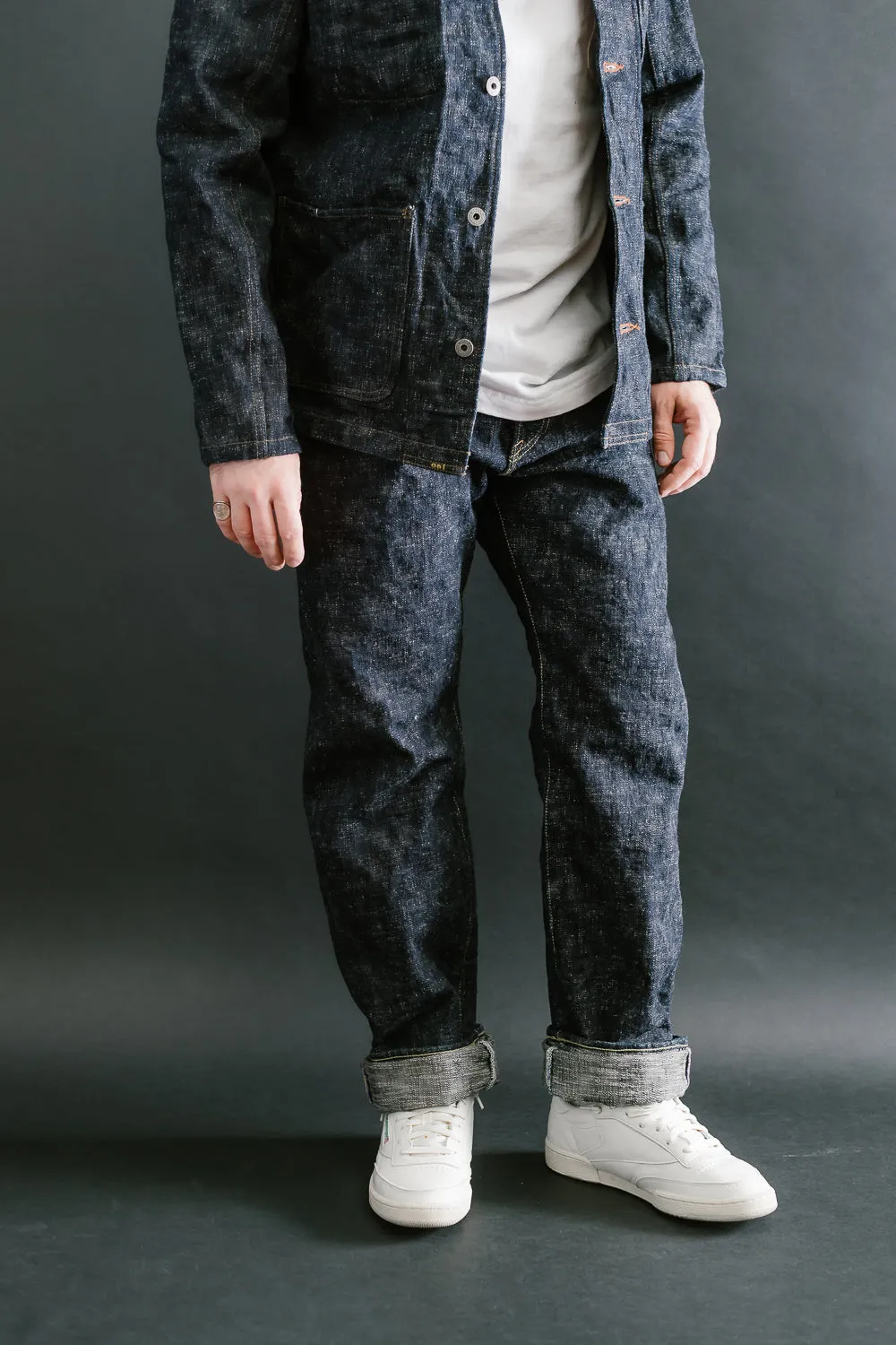 288-KA - 17oz "Kasuri" Slub Selvedge Denim - Classic Straight