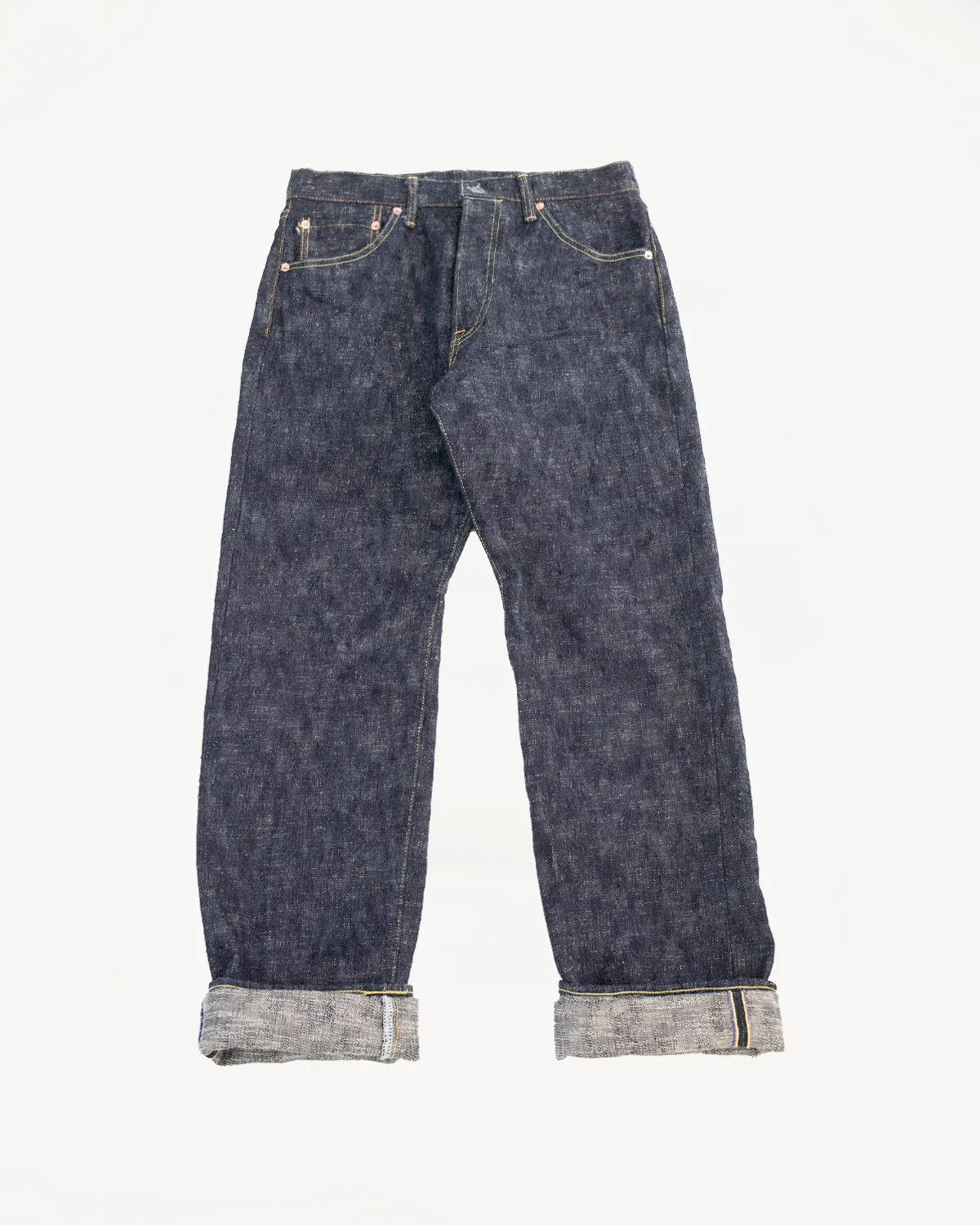 288-KA - 17oz "Kasuri" Slub Selvedge Denim - Classic Straight