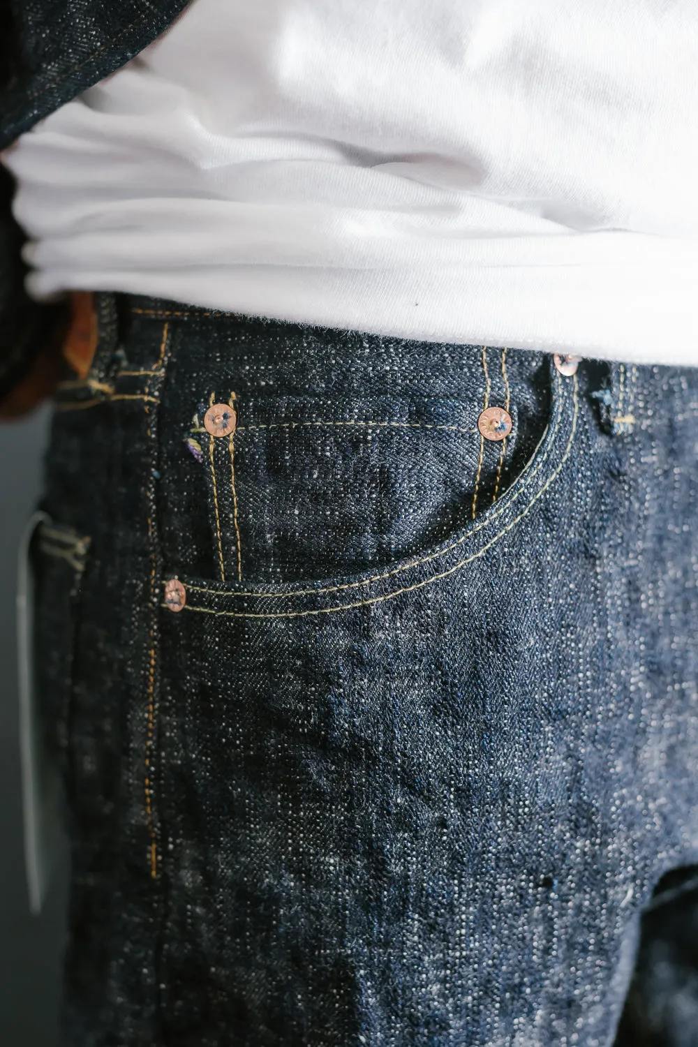 288-KA - 17oz "Kasuri" Slub Selvedge Denim - Classic Straight