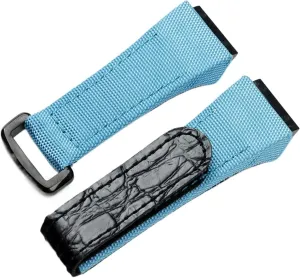28mm Leather Watch Band Men Suitable For AP Abbey Royal Oak AP15710 15703 Leather Notched Watch Chain