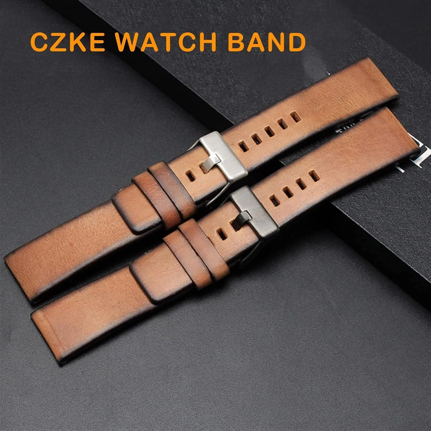28mm Leather Watch Band Men Suitable For AP Abbey Royal Oak AP15710 15703 Leather Notched Watch Chain