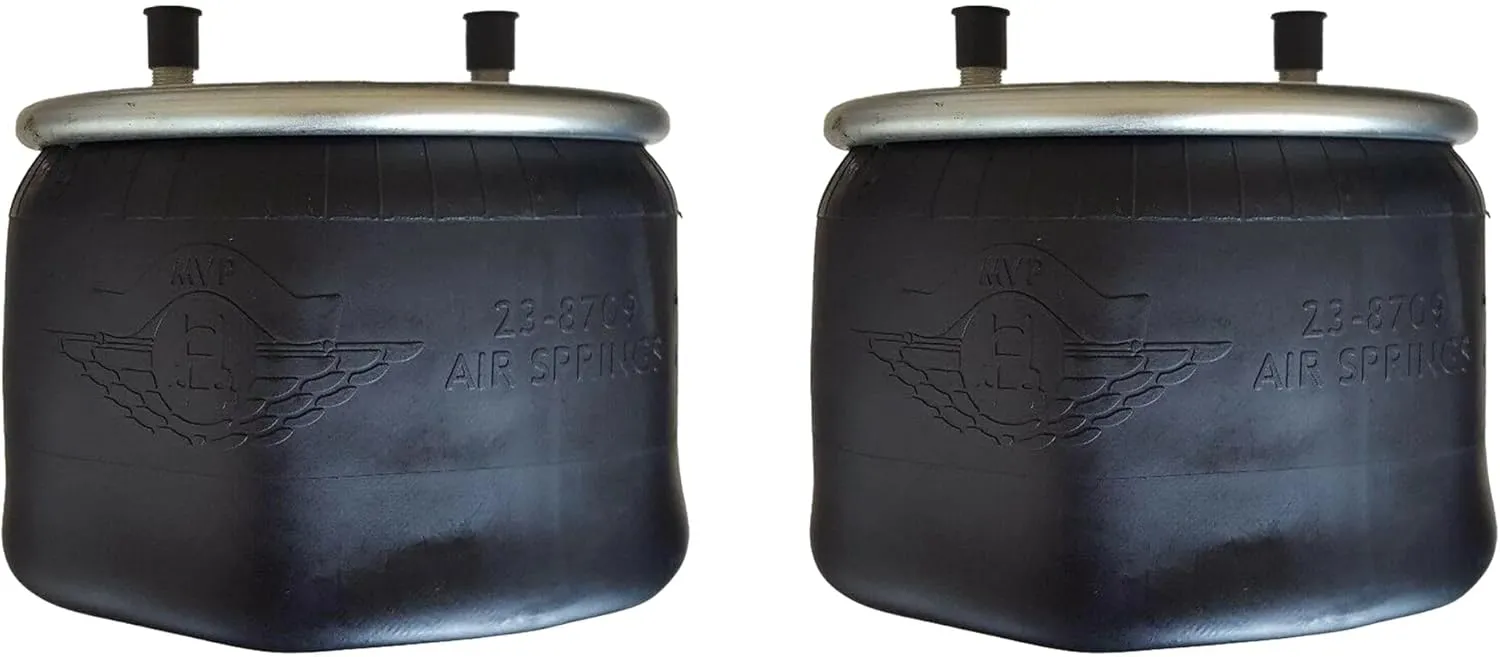 2x MVPTruckParts Engine Air Spring Bag Compatible with Hendrickson AAT 23K Models Intraax & Van Traax 8709, 8751, W01-358-8709, 1R13-159, Hendrickson S-20900, S-21800, C-21800