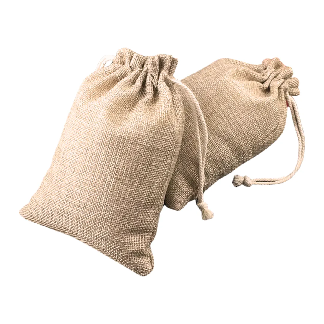 30pcs 310 x 405mm Rustic Brown Burlap Gunny Sack – Heavy-Duty 10oz Natural Jute Bag with Drawstring Closure for Storage, Gift Wrapping & Everyday Use