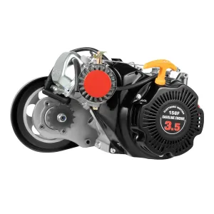 4-Stroke 3HP Bicycle Engine Kit,100cc Gas Petrol Motorized Bike Bicycle Engine Motor,Gasoline Engine Kit,Gas Powered Engine Motor Kit with Air Cooling,Single Cylinder (Belt Drive,4-Stroke 3HP)