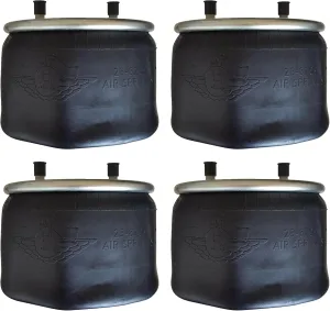 4x MVPTruckParts Engine Air Spring Bag Compatible for AAT 23K Models Intraax & VanTraax 8709, 8751, W01-358-8709, 1R-13-159, S-20900, S-21800, C-21800