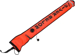 5FT/1.5M High Visibility Scuba Diving SMB, Professional Inflatable SURFACESs Marker Buoy with Reflective Strips Stainless D Rings Emergency Safety Signal Tube for Divers
