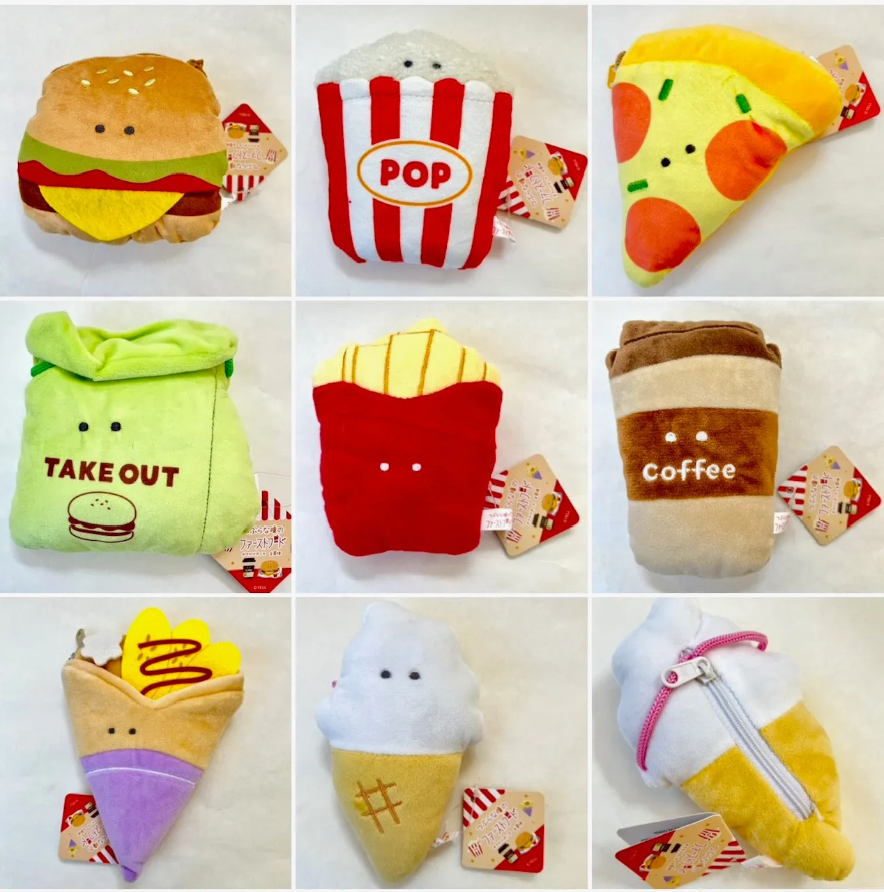63381 FAST FOOD PLUSH BAGS-8