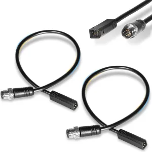 720074-12 AS EC QDE Ethernet Dongle Adapter Cable for Humminbird Helix Fish Finders, 2 pcs