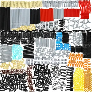 884 Pieces Axle Chain Link Connectors Bricks Sets Compatible with Main Brand Technic-Parts