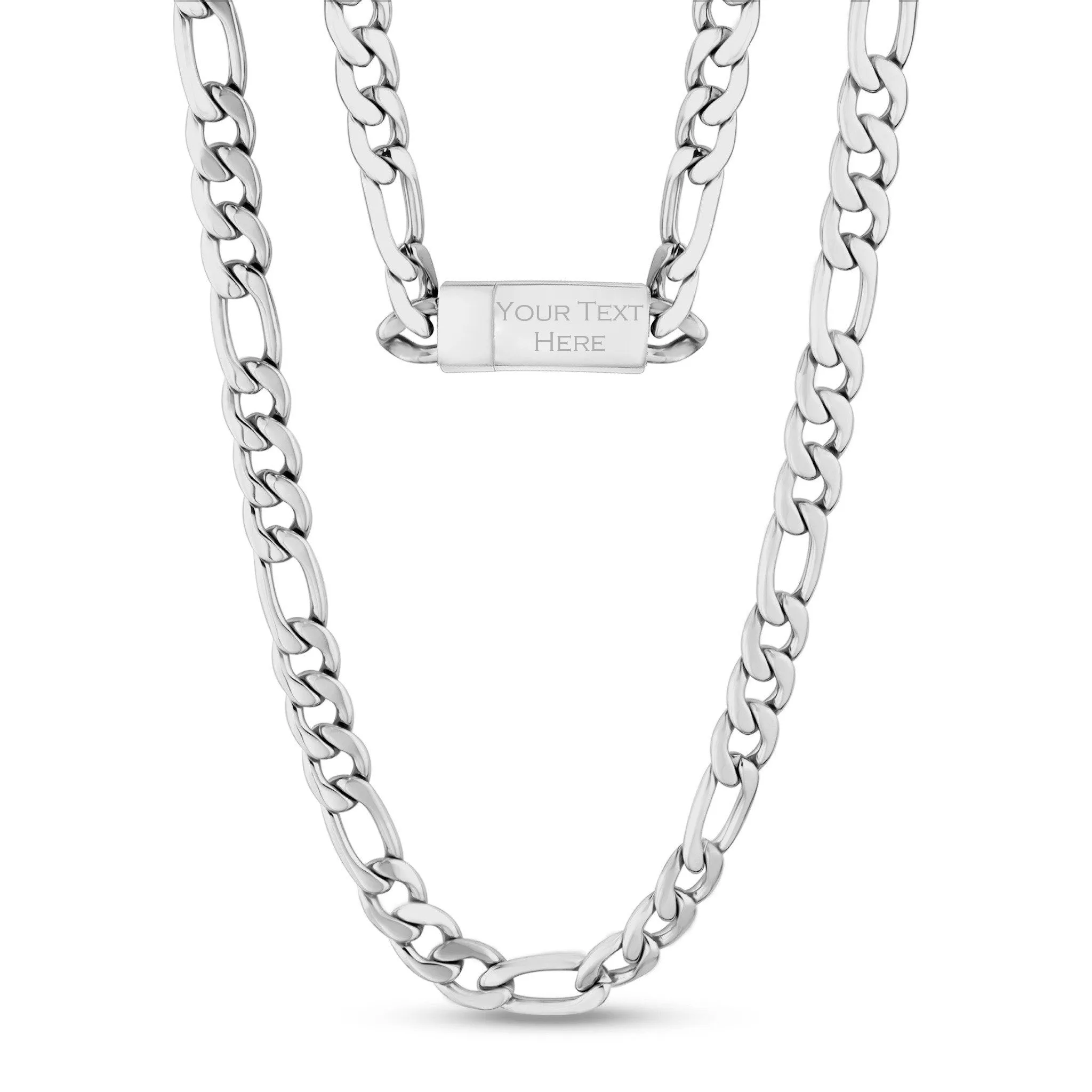 9mm Figaro Link Chain