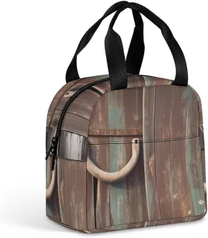 A Gym Artifact, The Canvas Rustic Horseshoe Barn Wooden Printed Yoga Storage Bag Is Durable, Wear-resistant And Does Not Strangle Shoulders. It Is Suitable for Both Men And Women