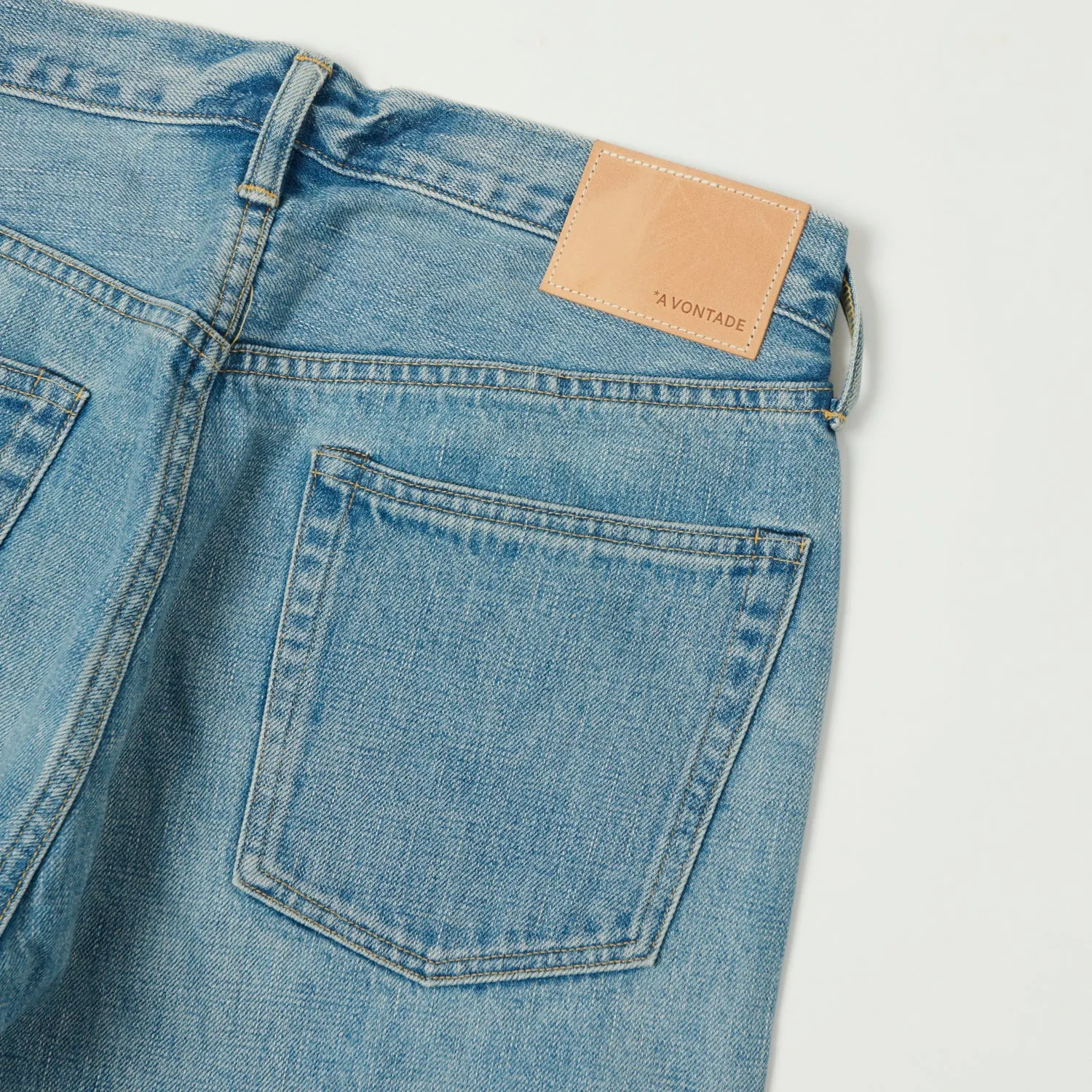 A Vontade 5 Pocket Jean - Faded Blue