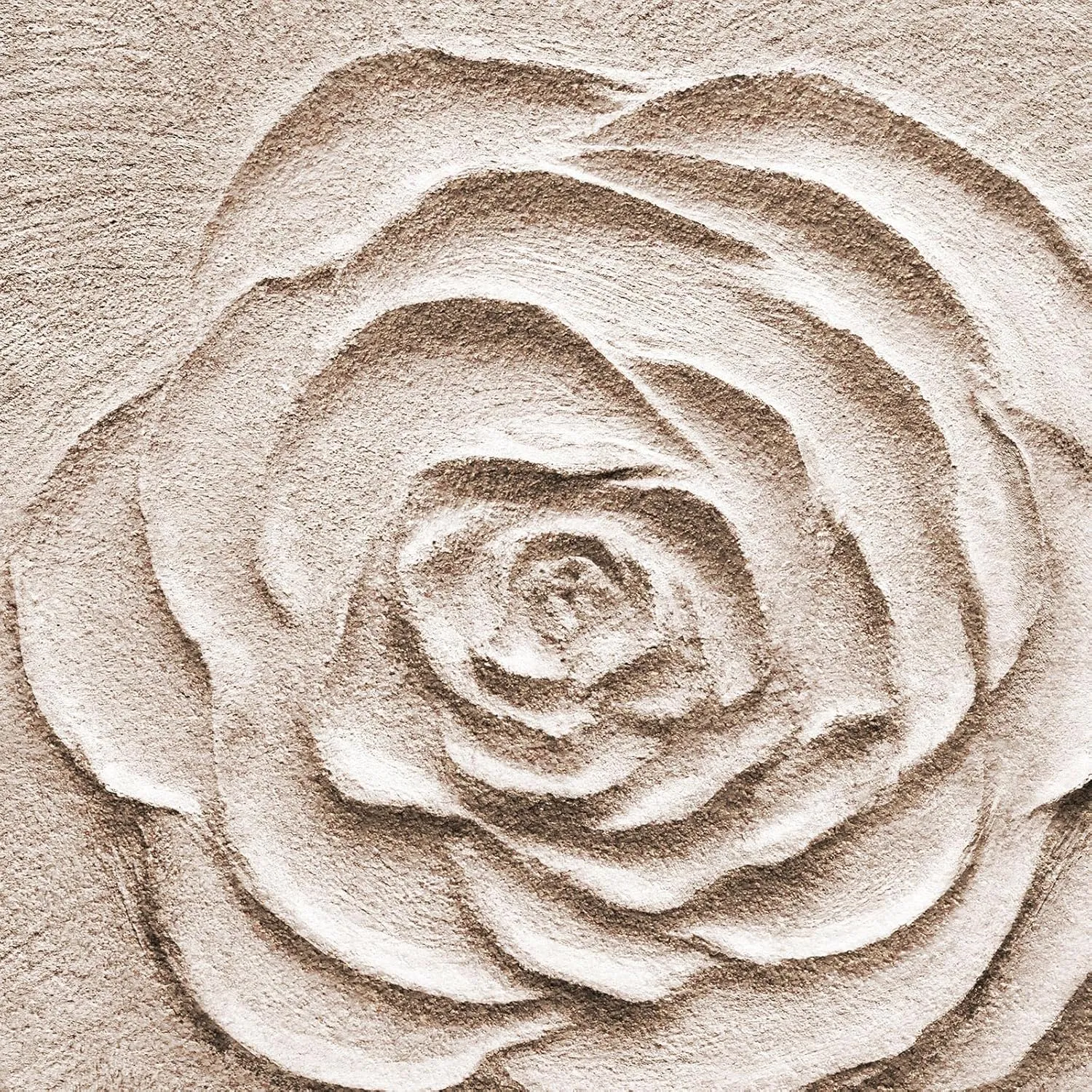 Abstract Neutral Canvas Wall Art, 3 Piece Large Brown Beige Flower Art Wall Decor, Minimalist Wabi Sabi Wall Art Abstract Painting Prints for Living Room Bedroom Office