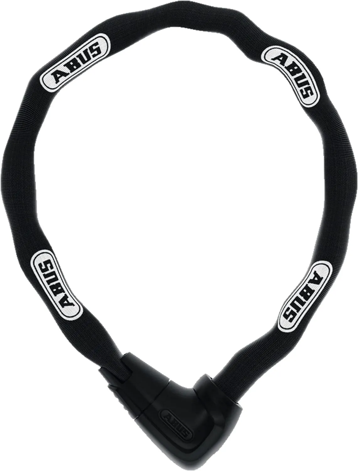 ABUS Steel-O-Chain 9808K Chain Lock - Bike Lock with XPlus Cylinder for Protection Against tampering - ABUS Security Level 11-8 mm Thick - 170 cm Long - Black