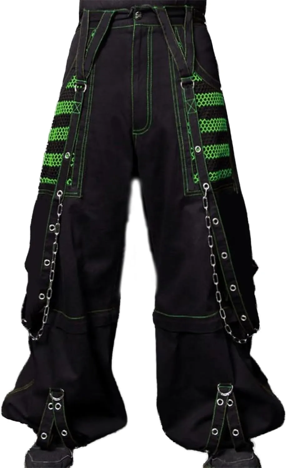 Adoeren Women Y2k Gothic Punk Pants Wide Leg Denim Jean Cargo Pants Harajuku Grunge Tripp Pants Retro Streetwear Trousers