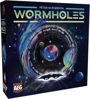 AEG Wormholes | Connect the Galaxy, Warp Ships | Science Fiction Space Exploration Modular Pick-Up and Deliver Board Game | 1-5 Players | Ages 10 