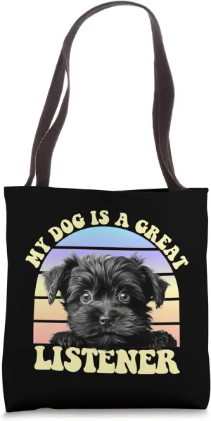 Affenpinscher Dog Lover Pet Therapist Great Listener Friend Tote Bag