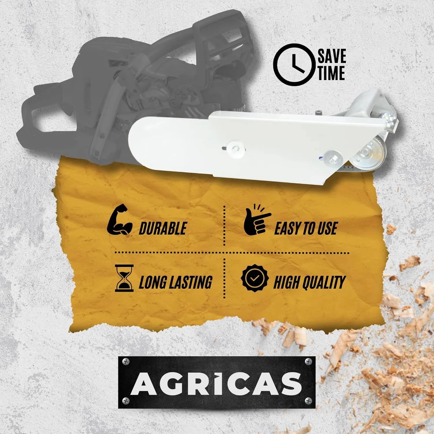 AGT004 Chainsaw Debarker, Log Peeler, and Tree Debarker – Log Wizard Debarking Tool for Timber Processing, Compatible with STIHL 029, 044, 046, Ms(290,311,360,361,390,391,440,441,460,461,462)