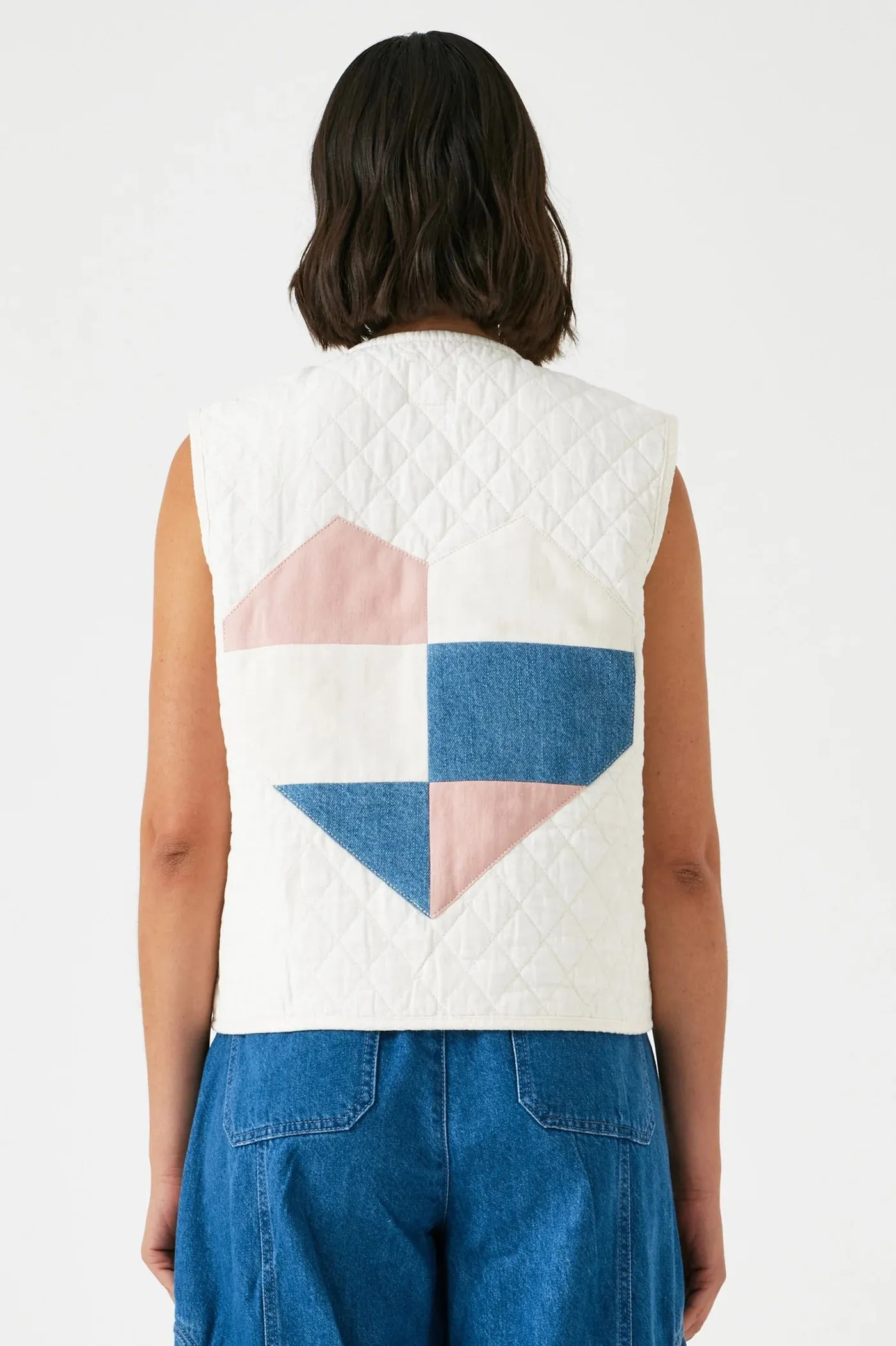 Aria Vest, Ecru | Seventy   Mochi