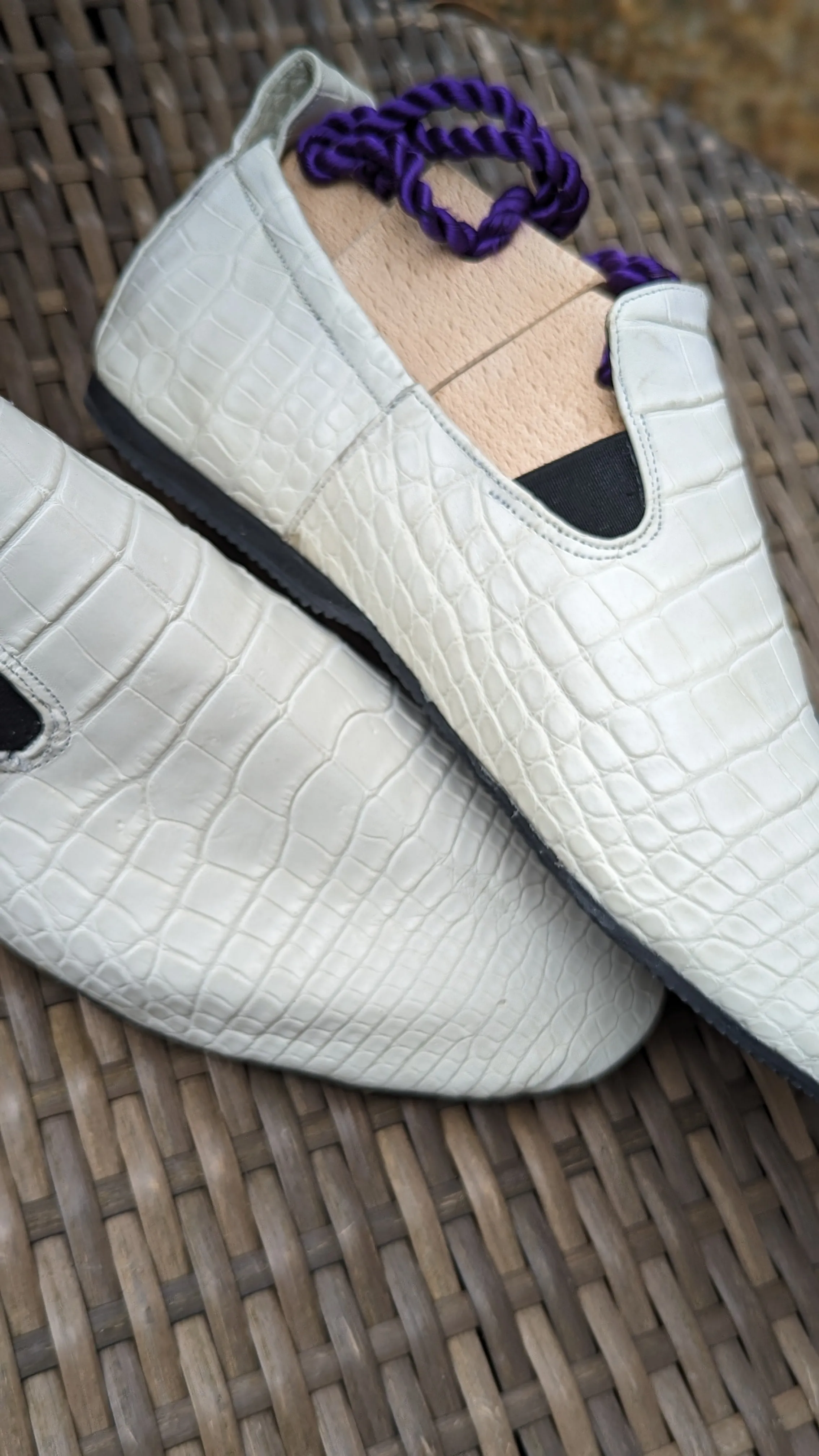 Ascot Tate - White Crocodile