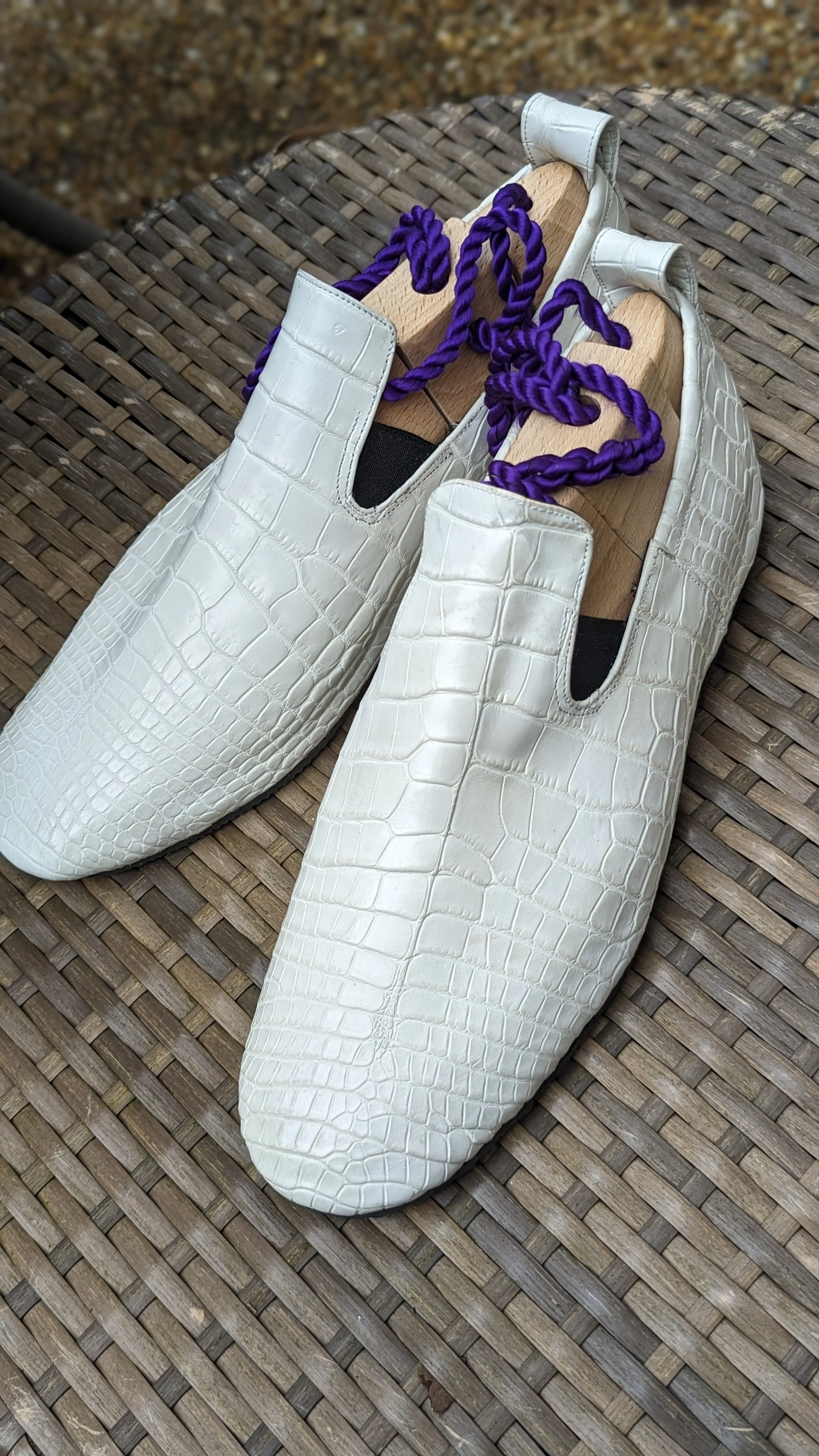 Ascot Tate - White Crocodile