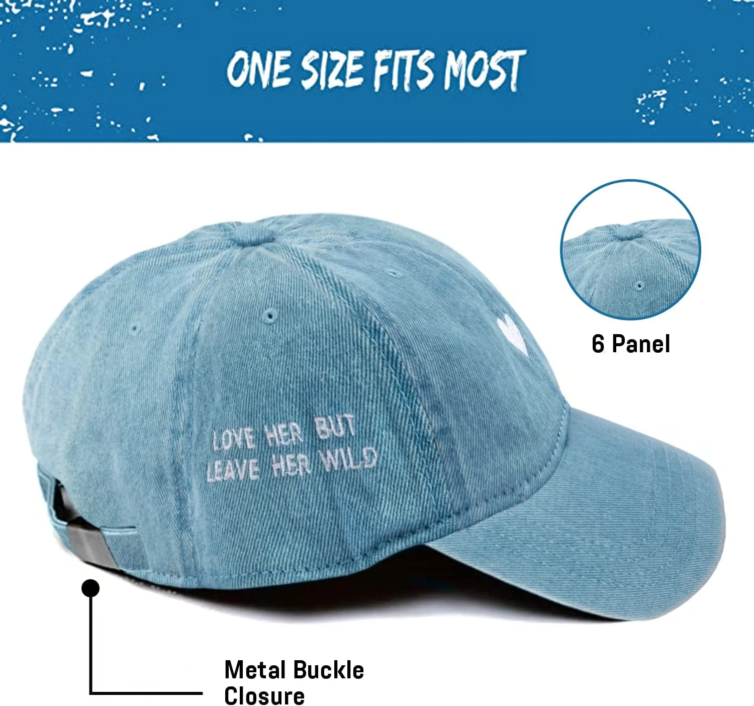 Atticus Poetry Hat, Embroidered Brushed Cotton Women’s Baseball Hat Unisex Fit, Adjustable One Size