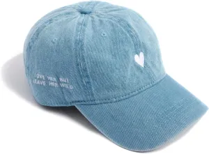 Atticus Poetry Hat, Embroidered Brushed Cotton Women’s Baseball Hat Unisex Fit, Adjustable One Size