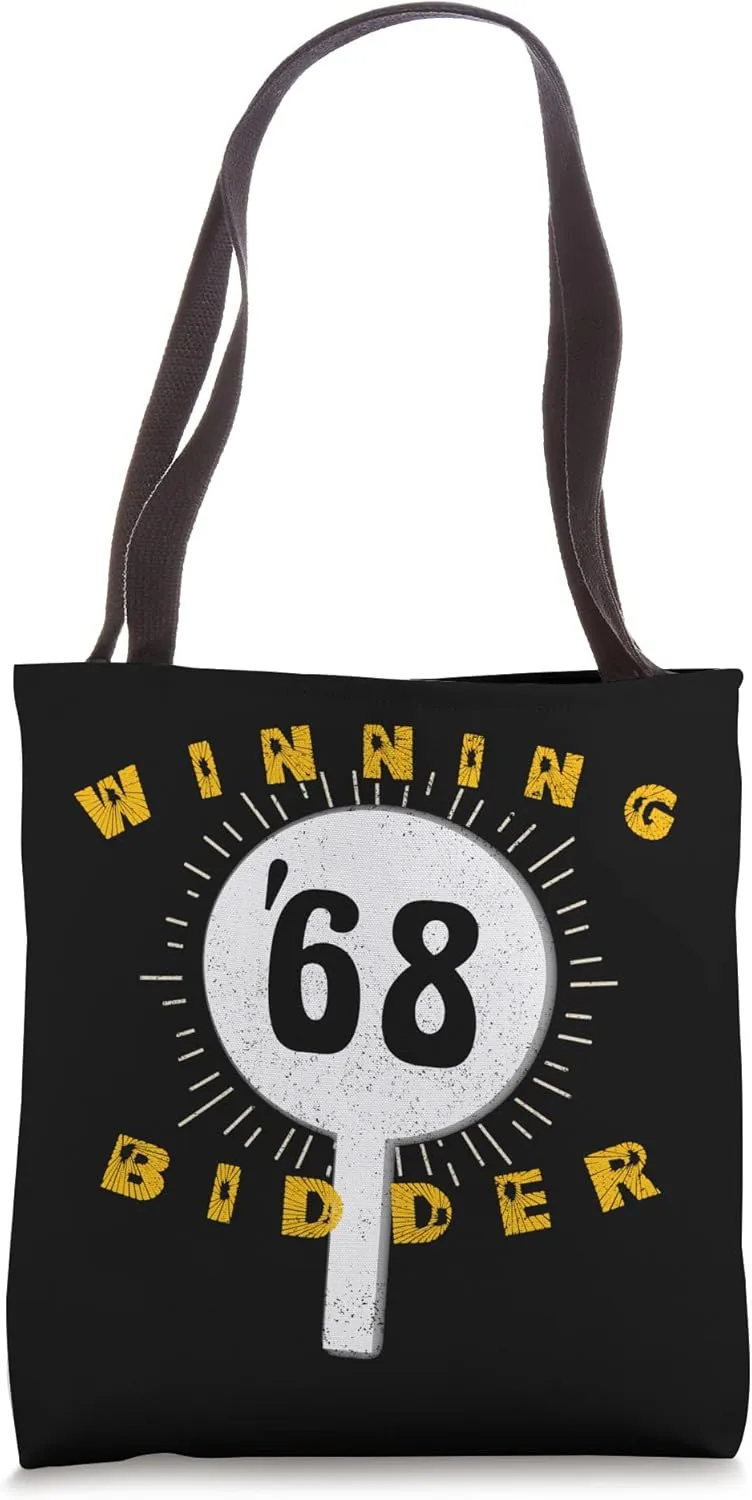 Auction Lover Collector Generation Birthday Gen X 1968 Tote Bag