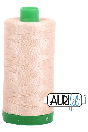 Aurifil Mako 40wt 2-ply Cotton 1000 m (1094 yd.) spool - 2315 Shell