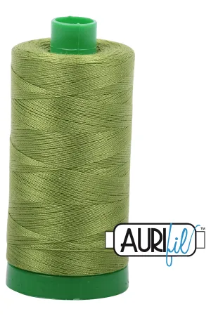 Aurifil Mako 40wt 2-ply Cotton 1000 m (1094 yd.) spool - 2888 Fern Green