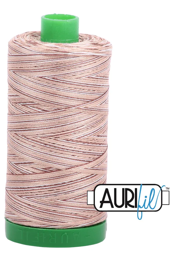 Aurifil Mako 40wt 2-ply Cotton 1000 m (1094 yd.) spool - 4666 Biscotti
