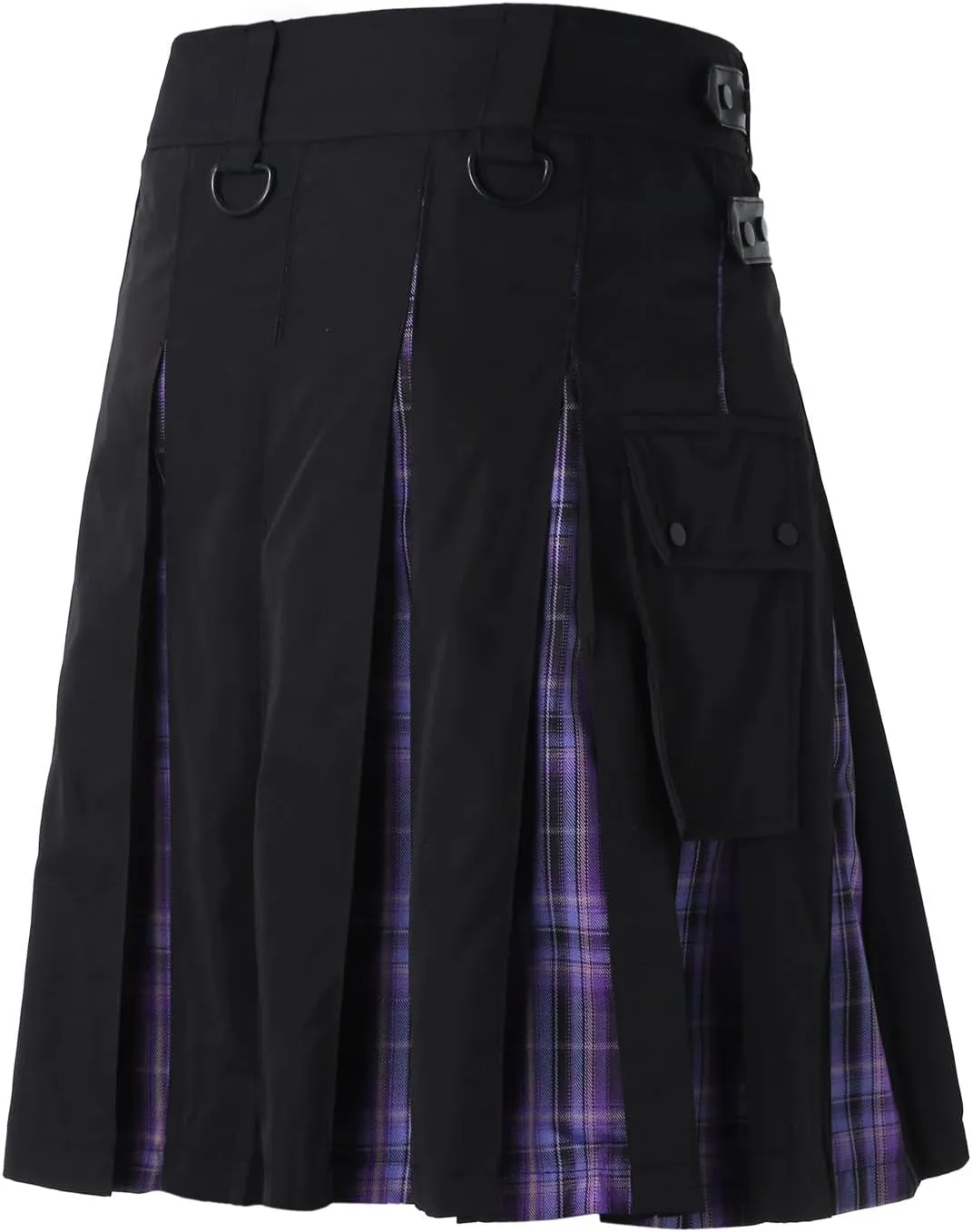 Authentic Scottish Men's Tartan Kilts Pocket Pleated Skirt Highland Light Weight Value Kilt The Scotland Kilt