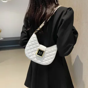 Autumn Trendy Retro Moon Simple Western Style Shoulder Bags