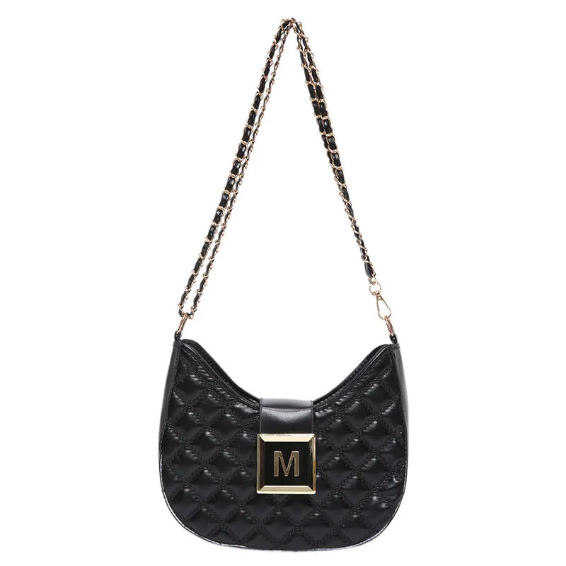 Autumn Trendy Retro Moon Simple Western Style Shoulder Bags