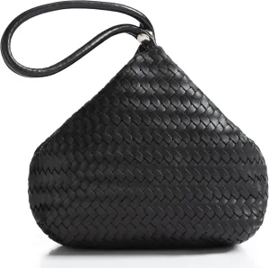 BABEYOND Clutch Purses for Women - Woven Purse Evening Bags Faux Leather Wristlet Handbag for Daily Party