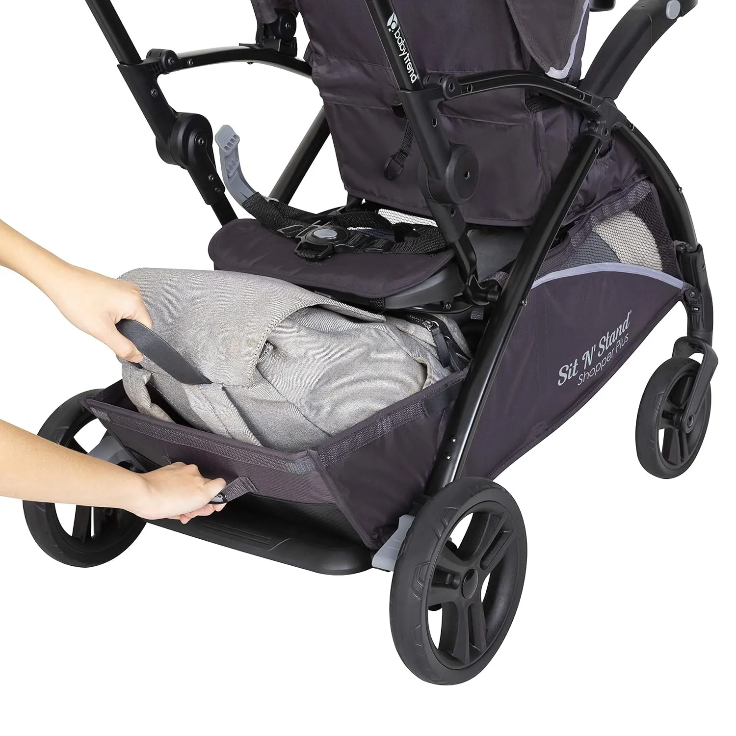 Baby Trend Sit N’ Stand® 5-in-1 Shopper Plus Stroller, Cassis